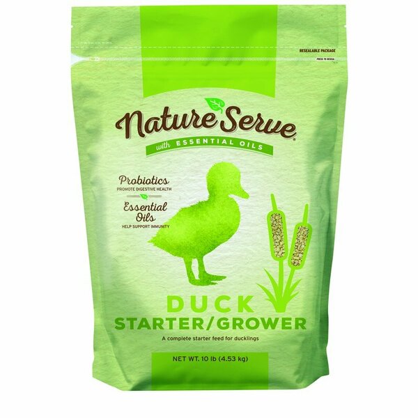 Natureserve Grower/Starter Feed Crumble For Duck 10 lb DS290001